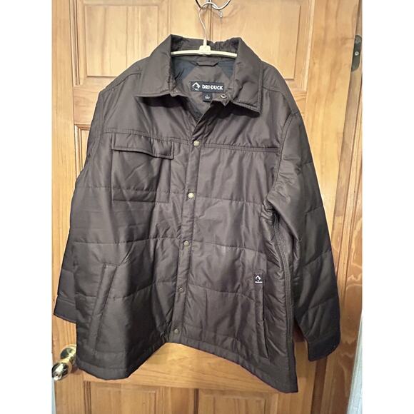 Dri Duck Snap On Tools Jacket Button Snap Lightweight Size Large Men’s - Picture 1 of 11